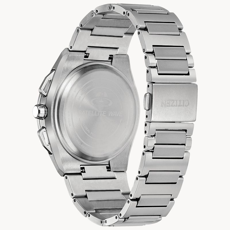 Satellite Wave F900 Men s Eco Drive Steel Calendar Date Watch CITIZEN